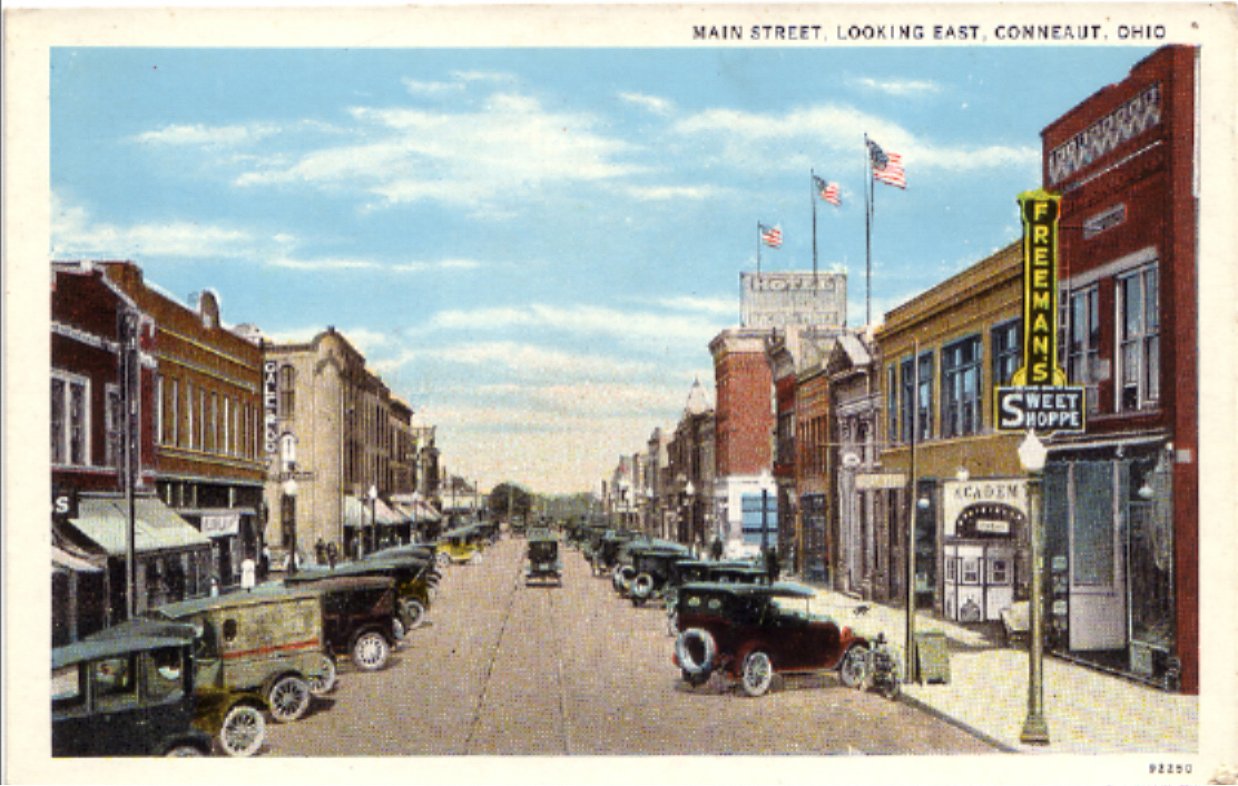 Main Street, Looking East, Conneaut Ohio