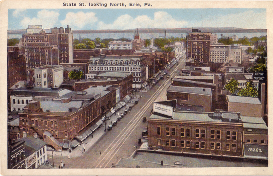 State Street, Looking North, Erie PA