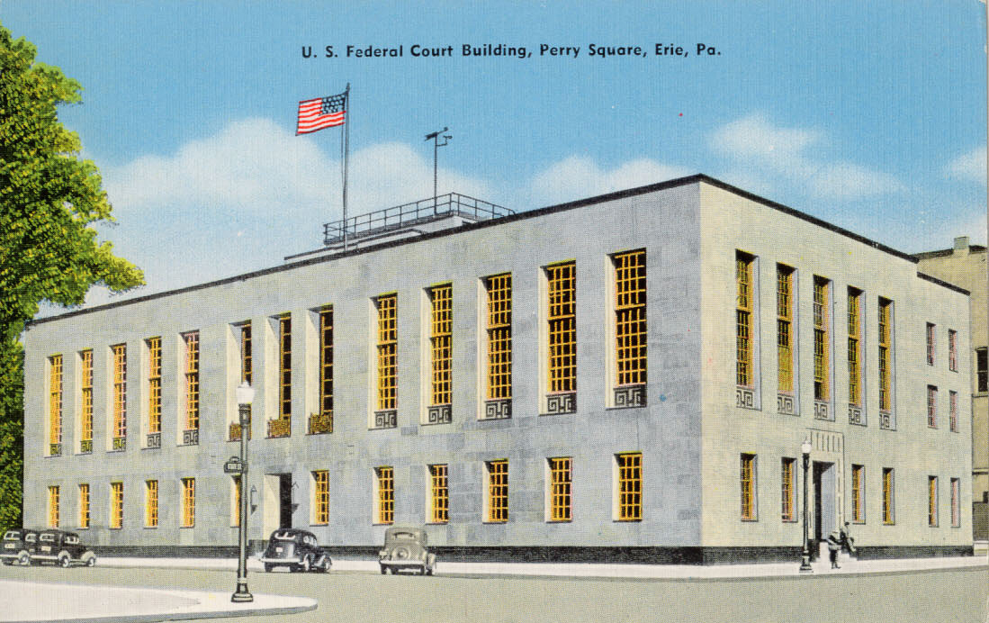 U.S. Federal Building, Perry Square, Erie Pa