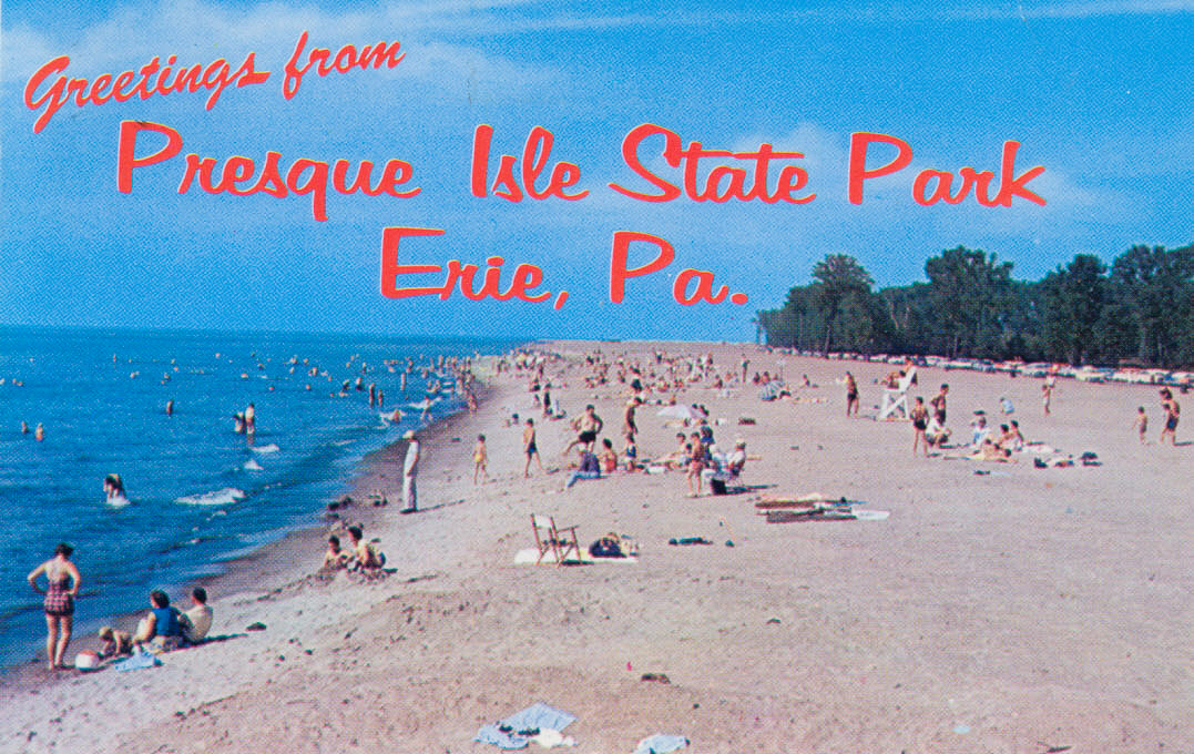 Greetings from Presque Isle State Park, Erie PA