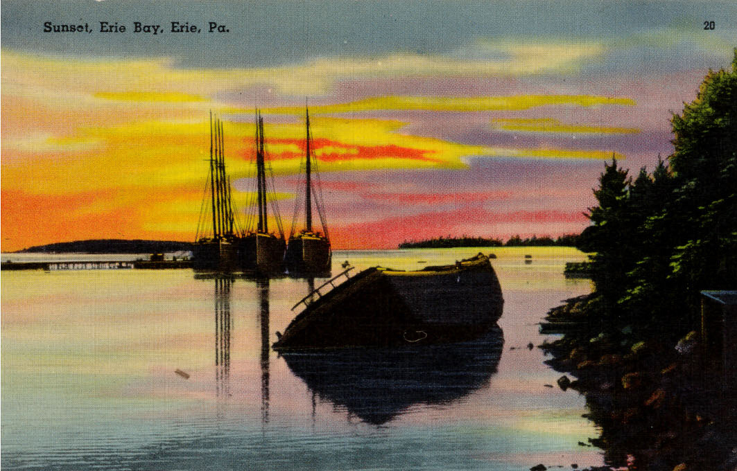 Sunset, Erie Bay, Erie PA