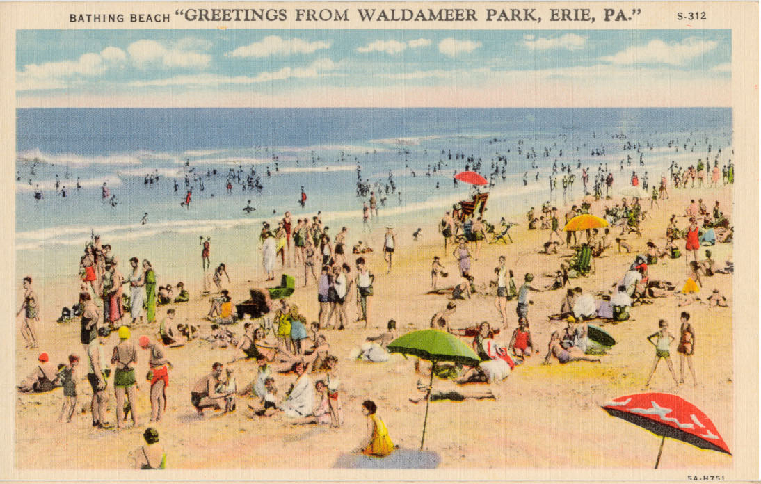 Bathing Beach, Waldameer Park, Erie PA