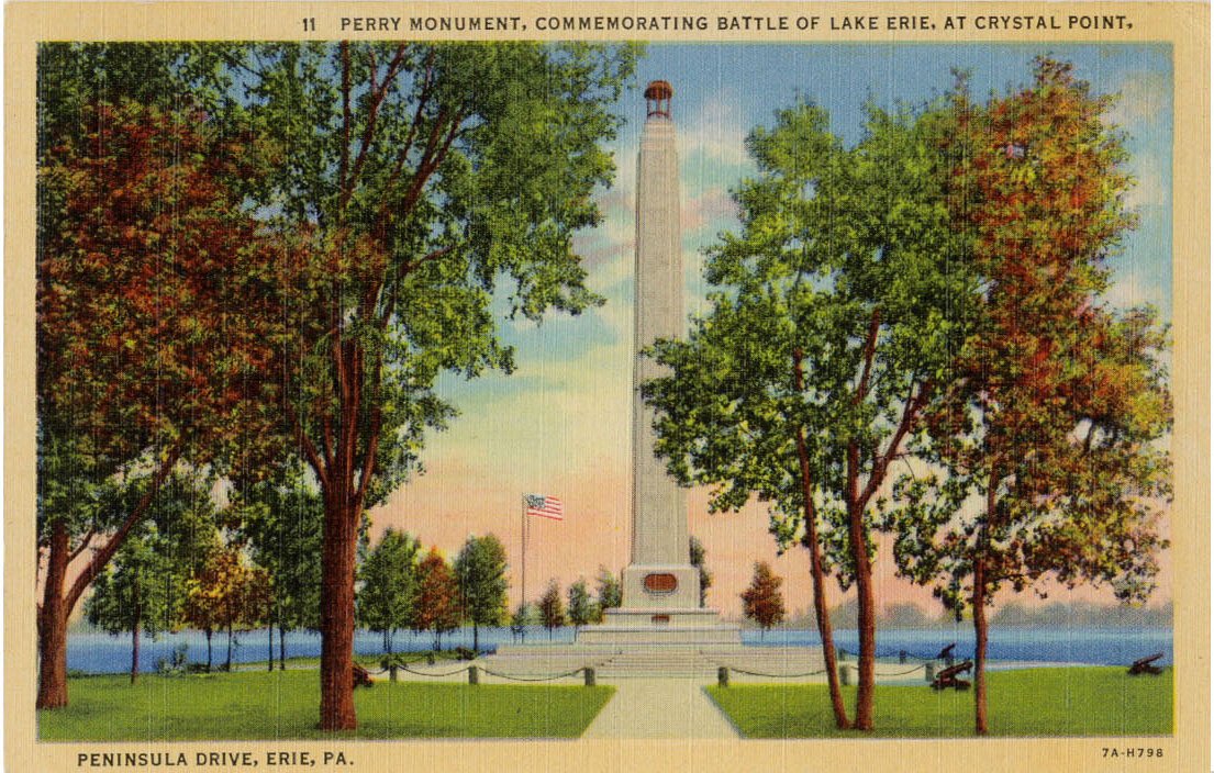Perry Monument, Commenmorating Battle of Lake Erie, at Crystal Point