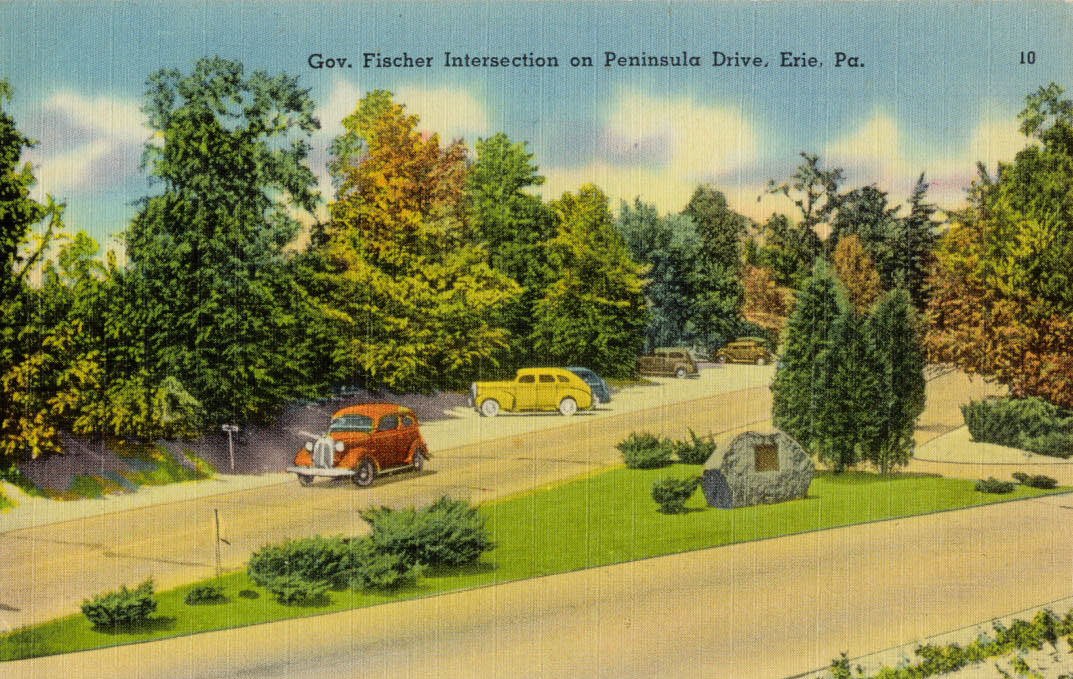 Gov. Fischer Intersection on  Peninsula Drive, Erie PA