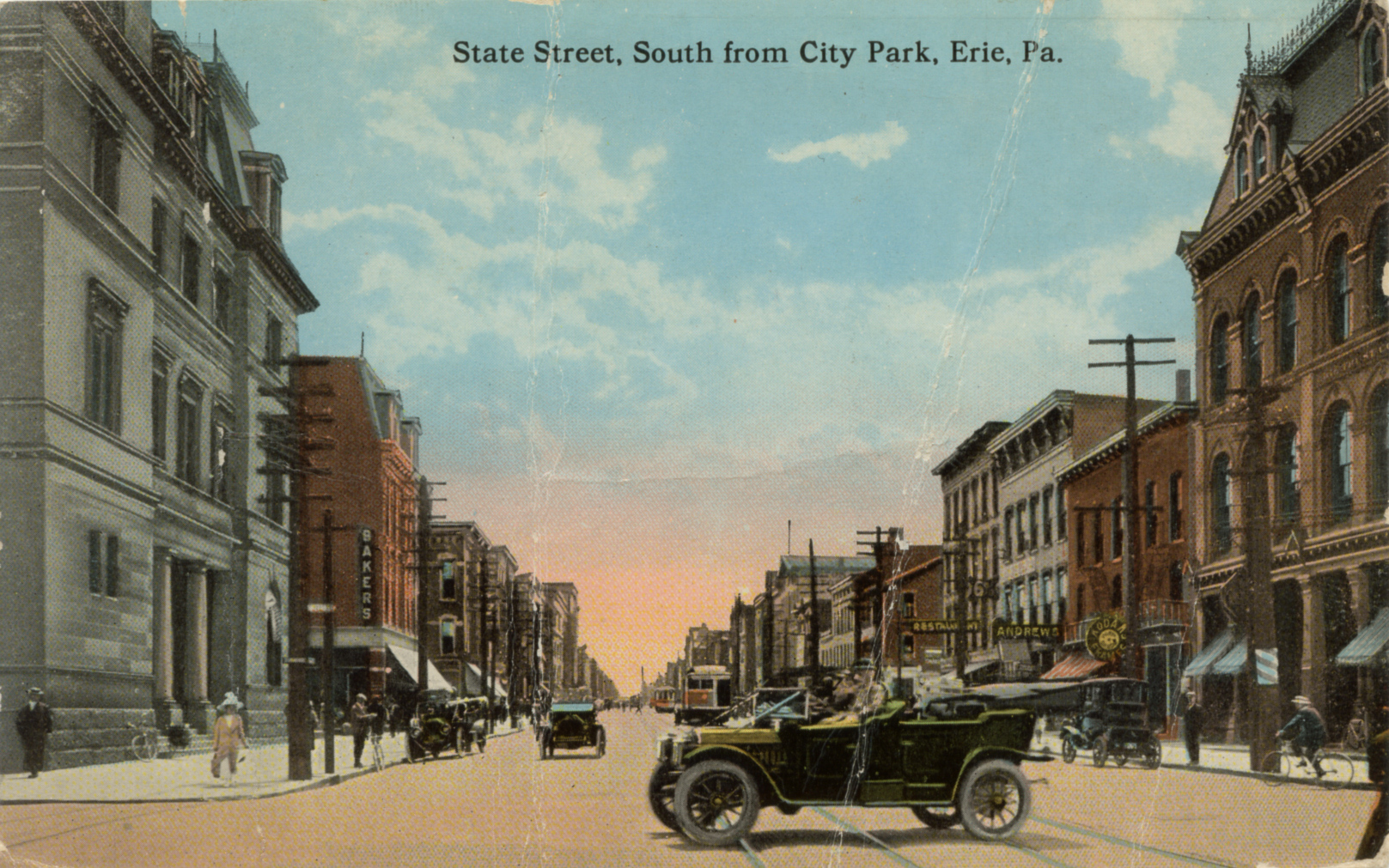 State Street, South from City Park, Erie PA