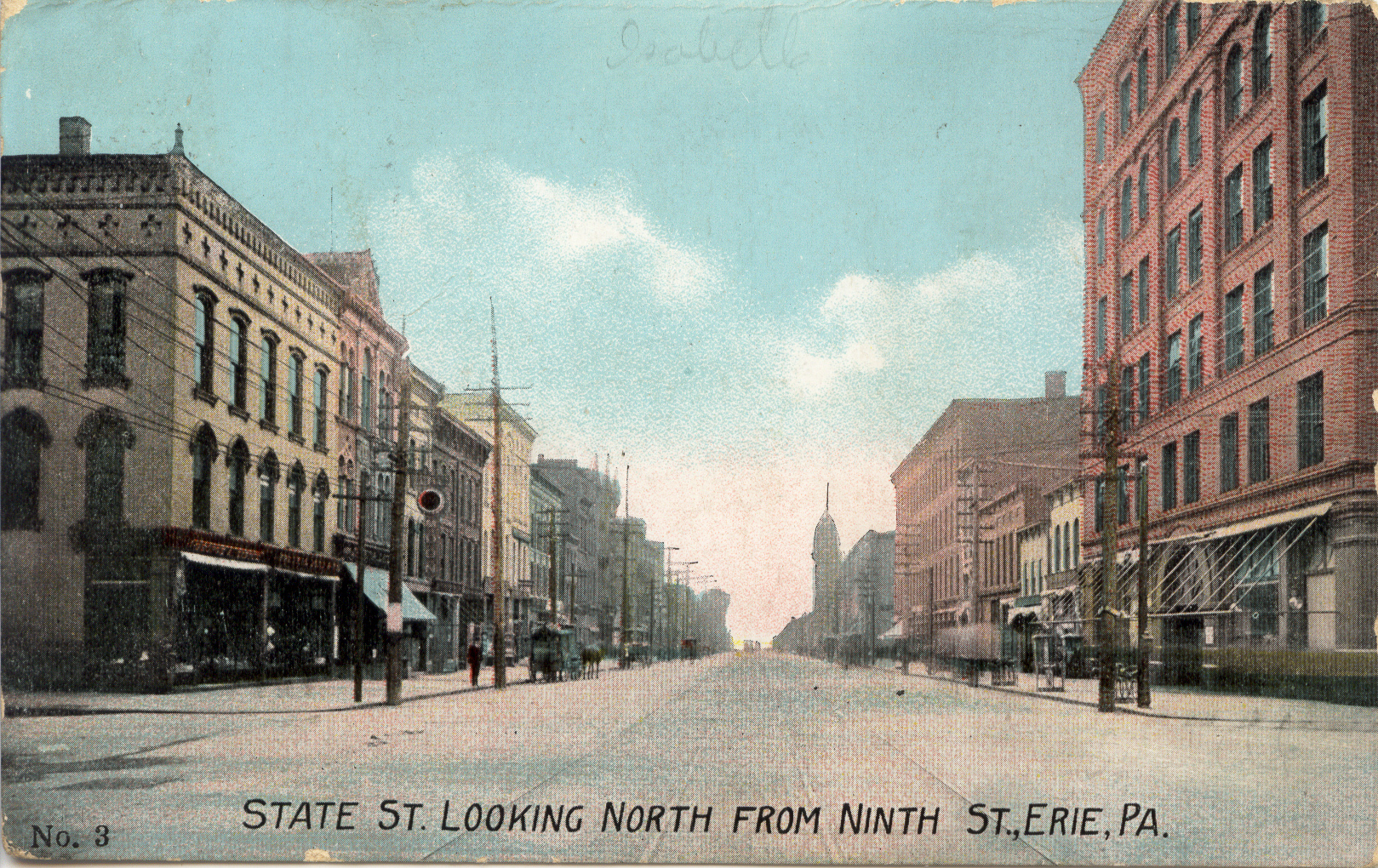 State Street Looking North from Ninth Street, Erie PA