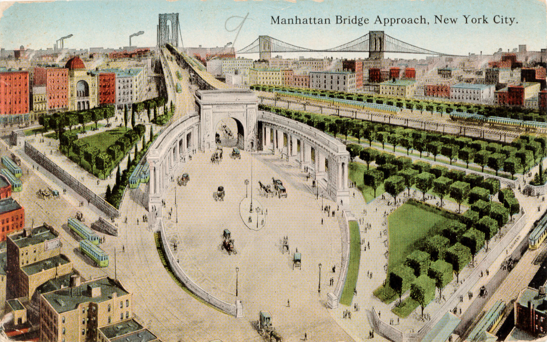 Manhattan Bridge Apprach, New York City