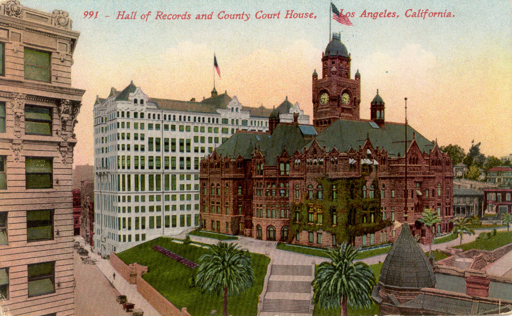Hall of Records and County Court House, Los Angeles CA