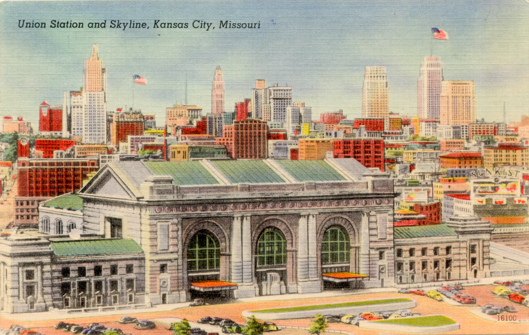 Union Station and Skyline, Kansas City, MO